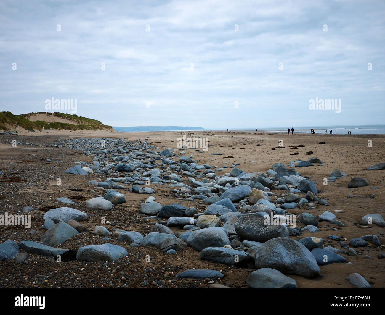Strand von Shell Island Gwynedd Wales UK Stockfoto
