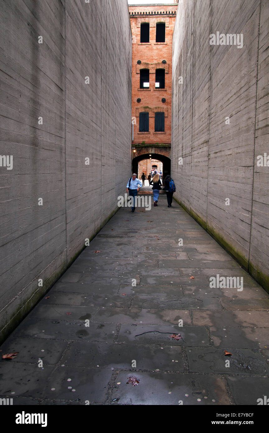 Risiera di San Sabba ist ein 5-geschossiges gemauerte zusammengesetzte befindet sich in Triest, Norditalien, das während des zweiten Weltkriegs fungierte Stockfoto
