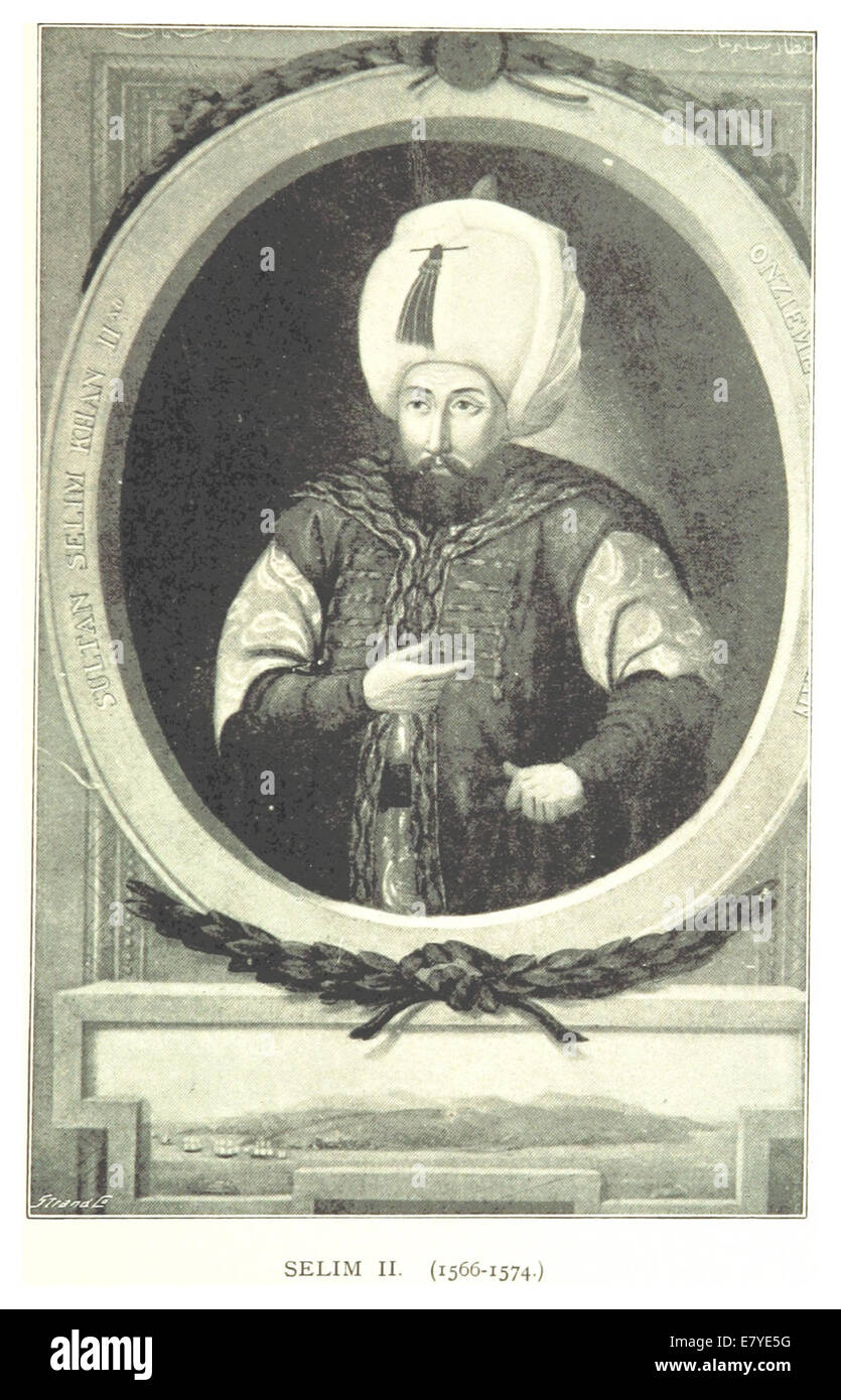 Spry(1895) p459 - SELIM II. (1566 - 1574) Stockfoto