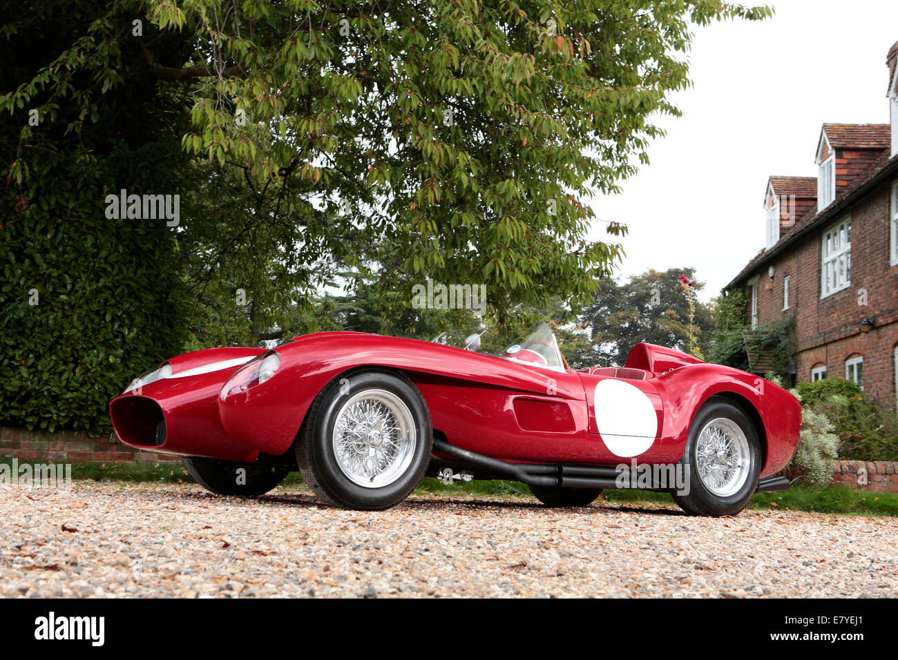 1958-Ferrari-Ponton-Fender-testarossa Stockfoto