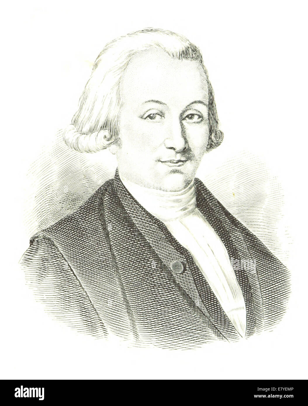 Diese Illustration aus dem Jahr 1882 zeigt Jean-Antoine Panet, den ersten Präsidenten der Legislative Assembly von Kanada, seine Rolle in der kanadischen Politik während des frühen 19. Jahrhunderts. Stockfoto