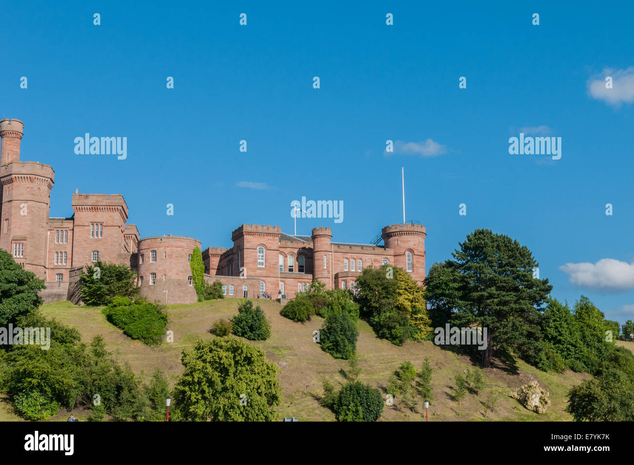 Inverness Schloss Inverness Highland-Schottland Stockfoto