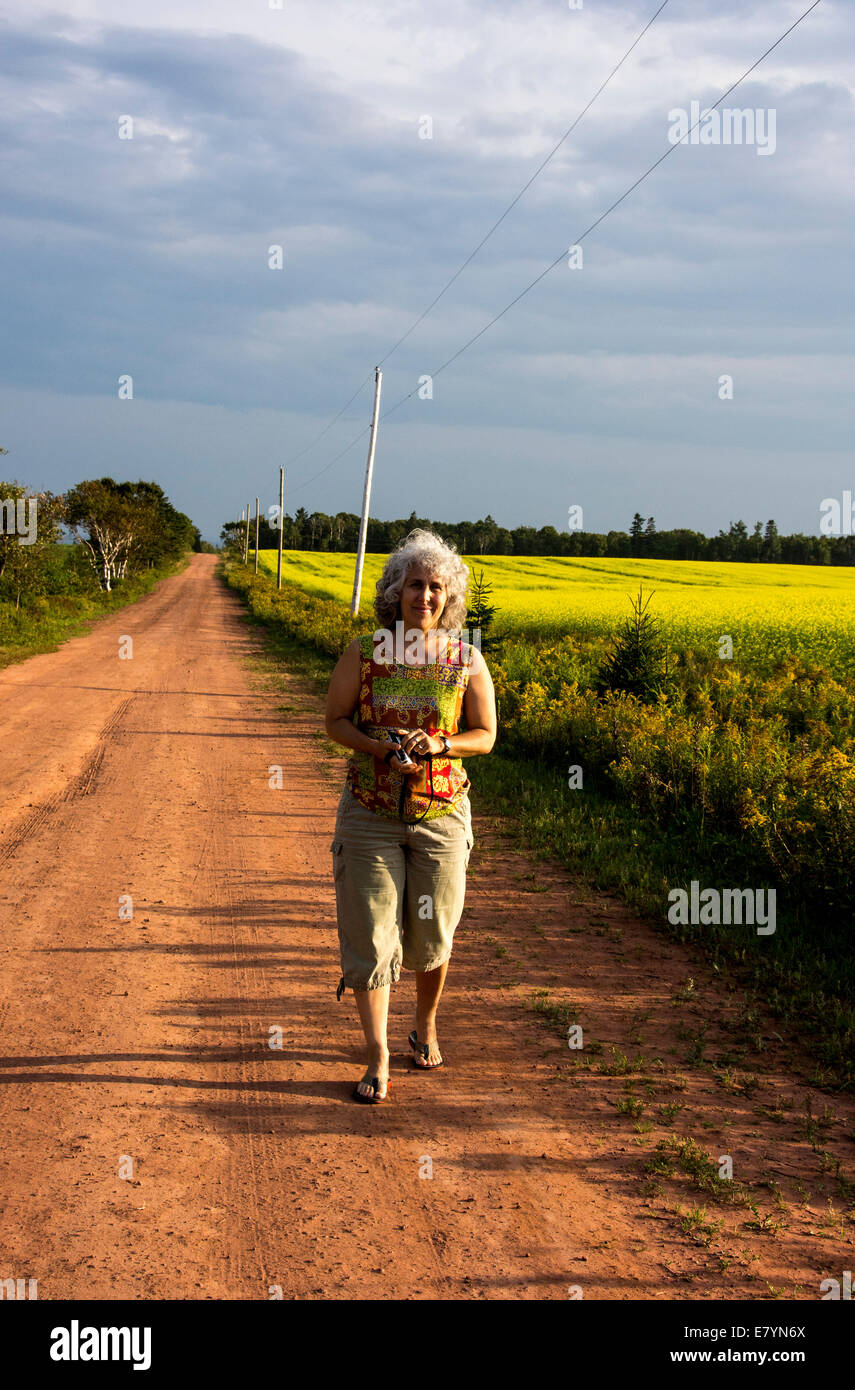 Touristenbilder auf Prince Edward Island Stockfoto