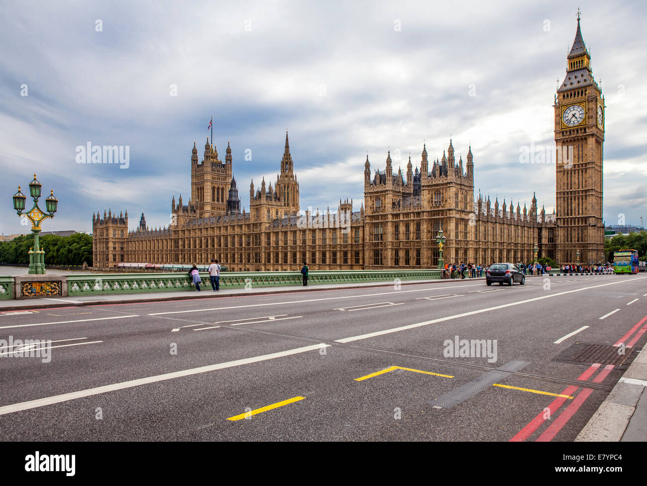 Blick auf London Westminster Palace, Stadt des Wesminster. Stockfoto