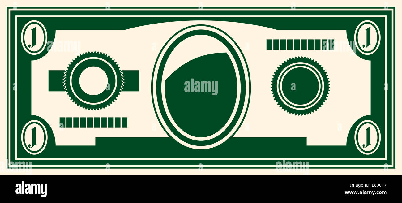 1 dollar Stockfoto