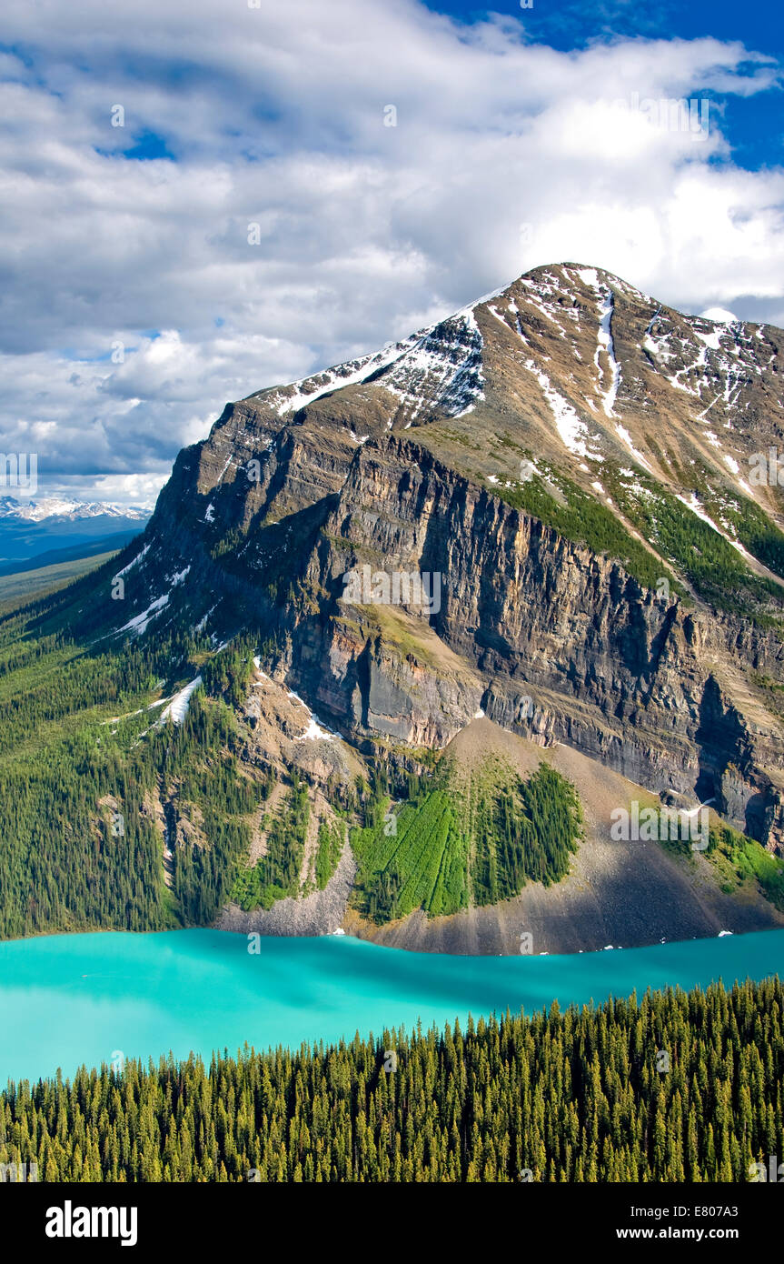 Lake Louise, Banff Nationalpark, Alberta, Kanada Stockfoto