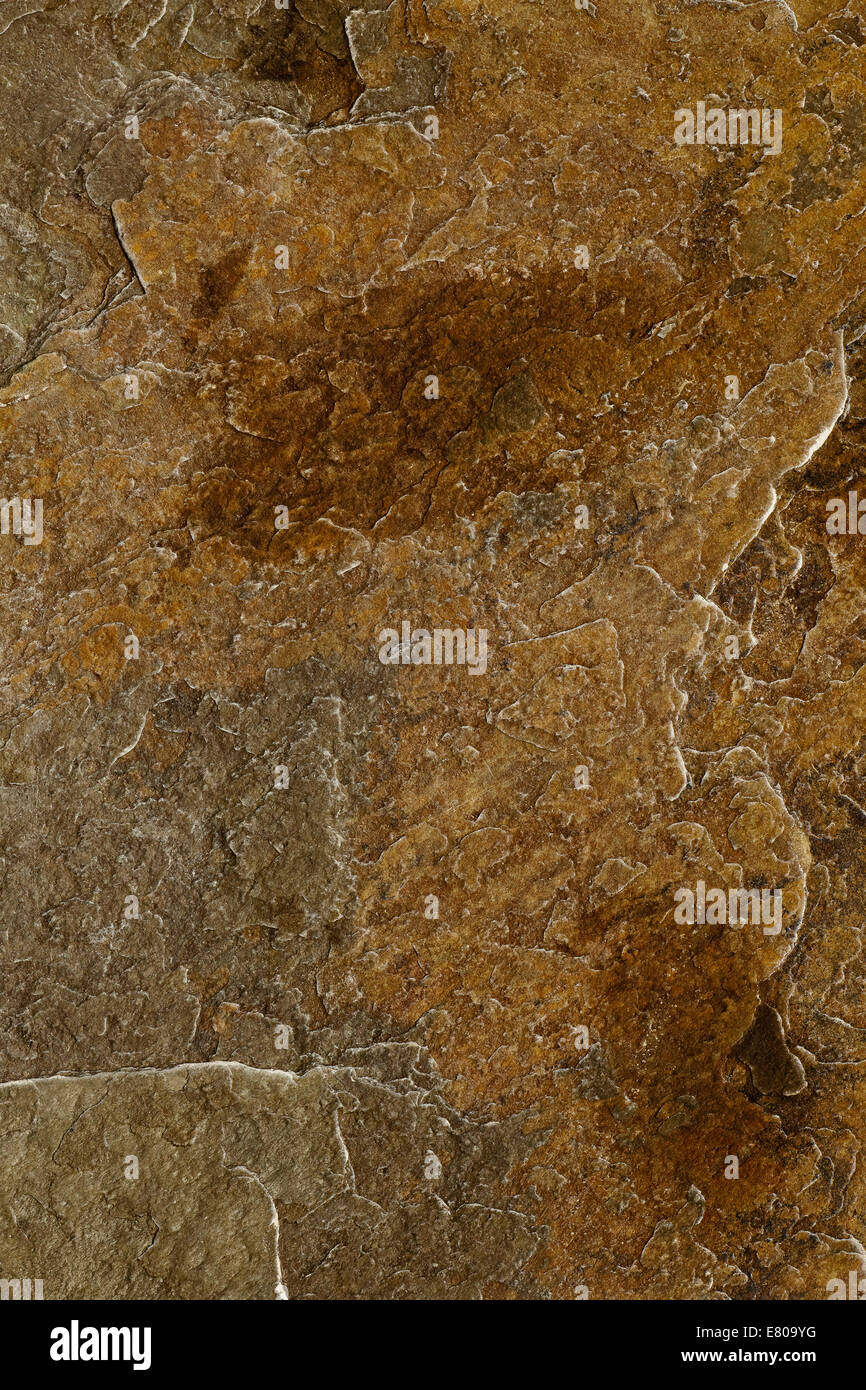 Schiefer Naturstein Bodenbelag Fliesen abstrakten Hintergrund Stockfoto