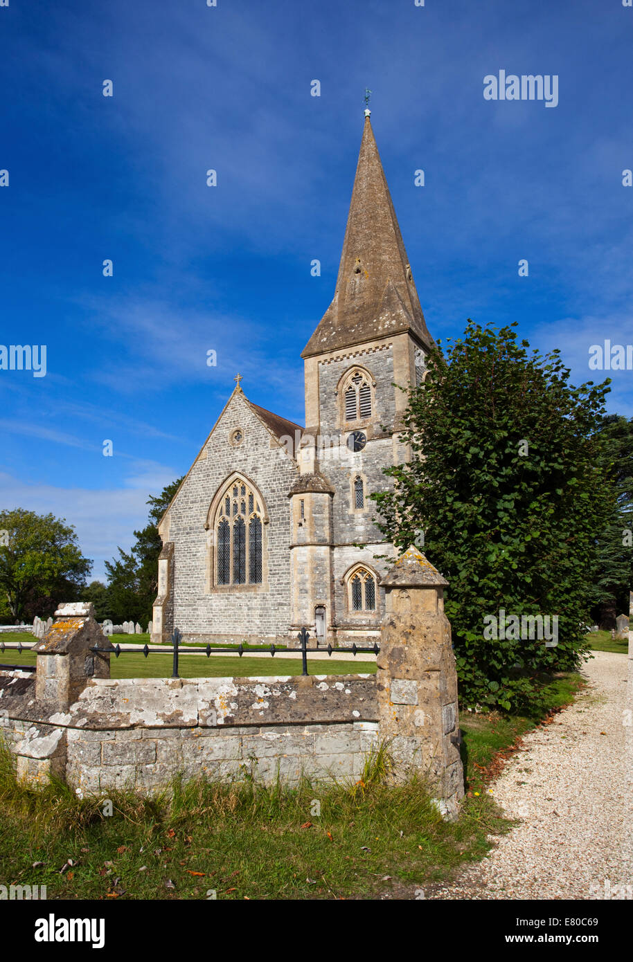 Str. Johns Kirche, Lockereley, Hampshire, England Stockfoto