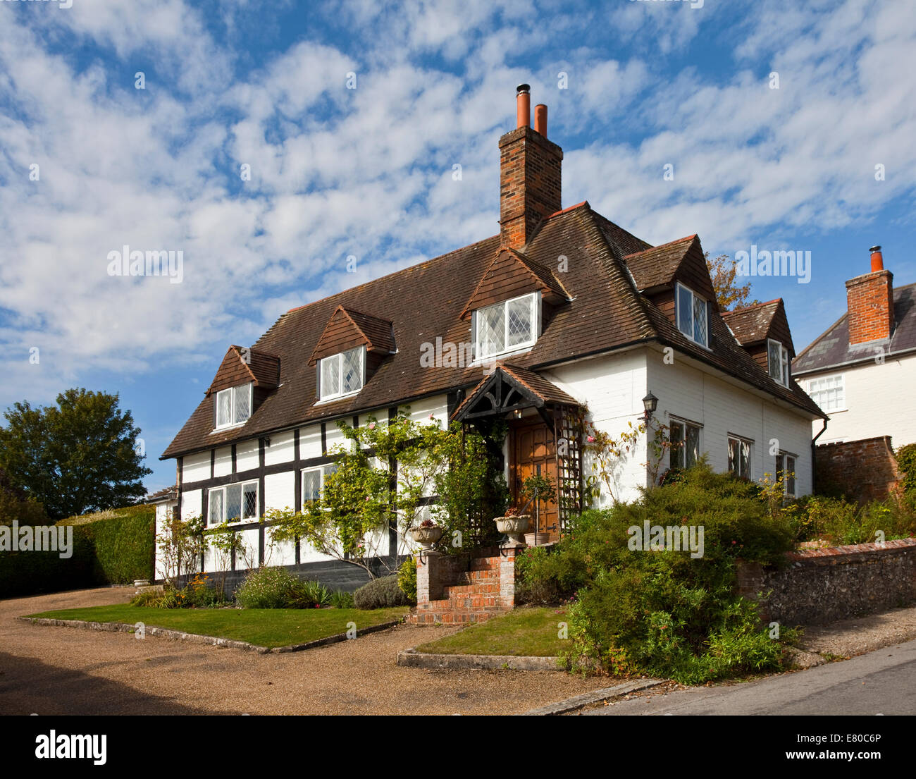 Ferienhaus, Upton grau, Hampshire, England Stockfoto