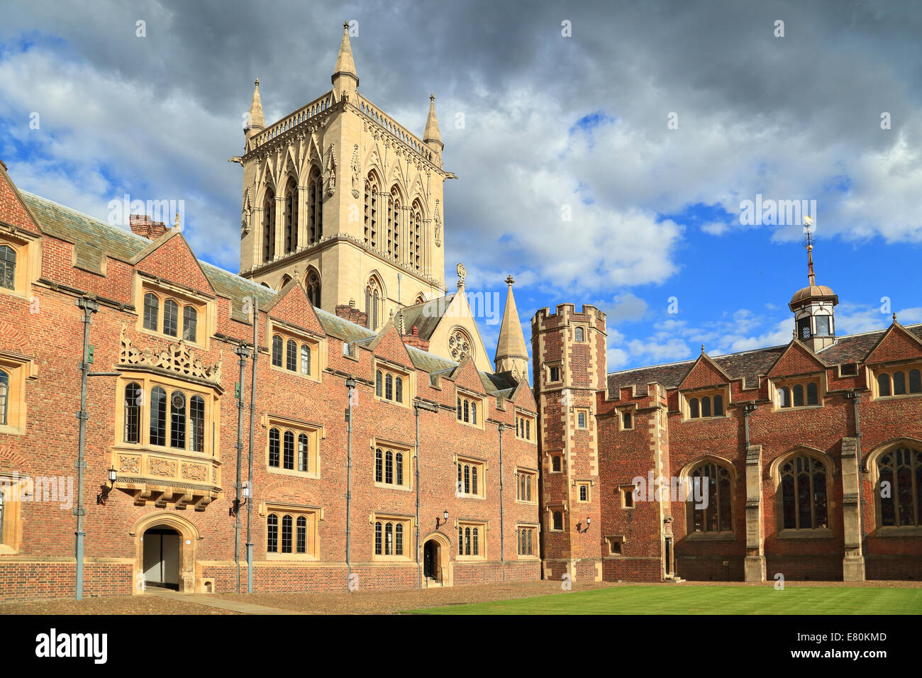 Str. Johns Hochschule, Cambridge, UK. Stockfoto