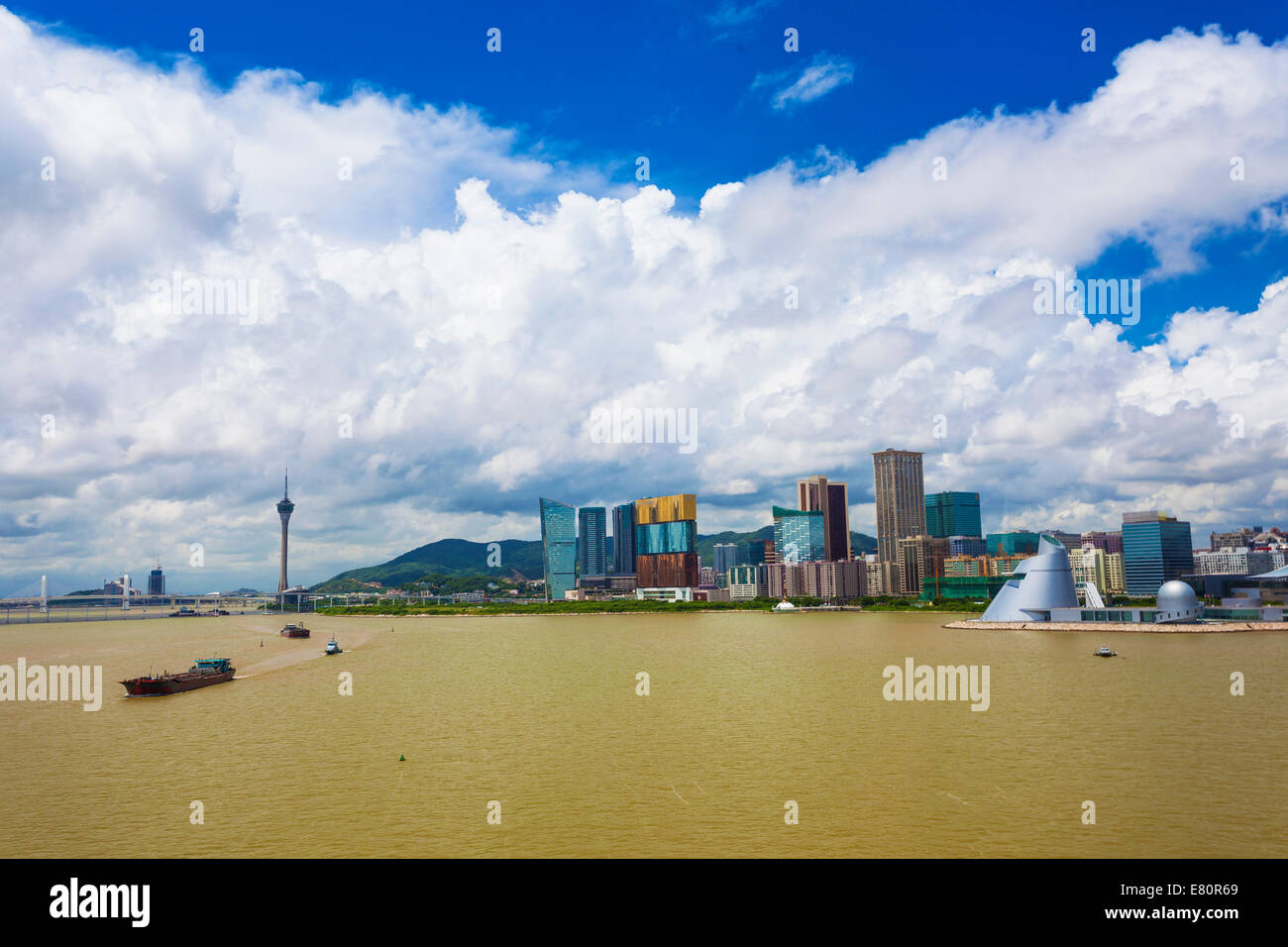 Stadtbild von Macau Stockfoto
