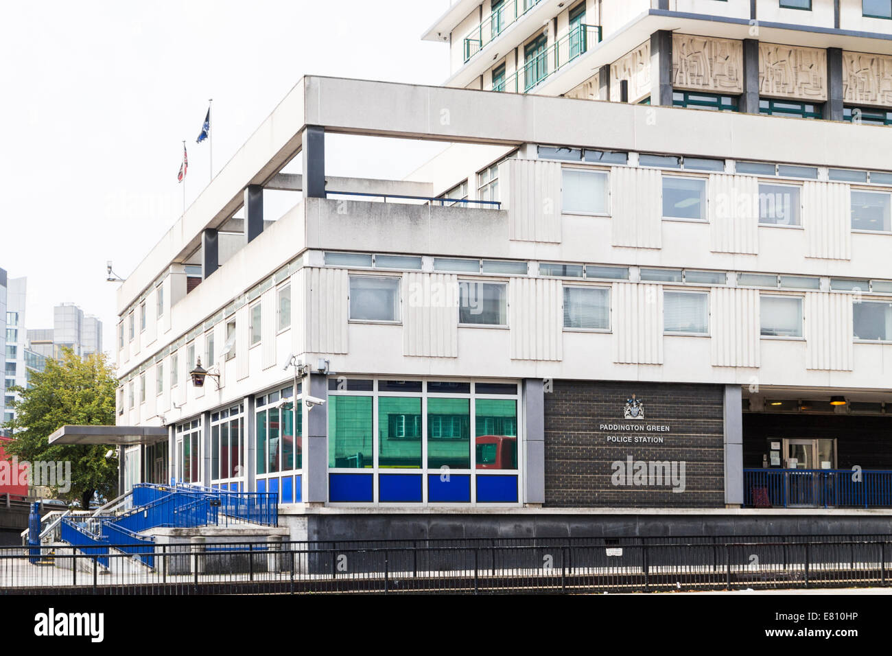 Polizeistation Paddington Green - London Stockfoto
