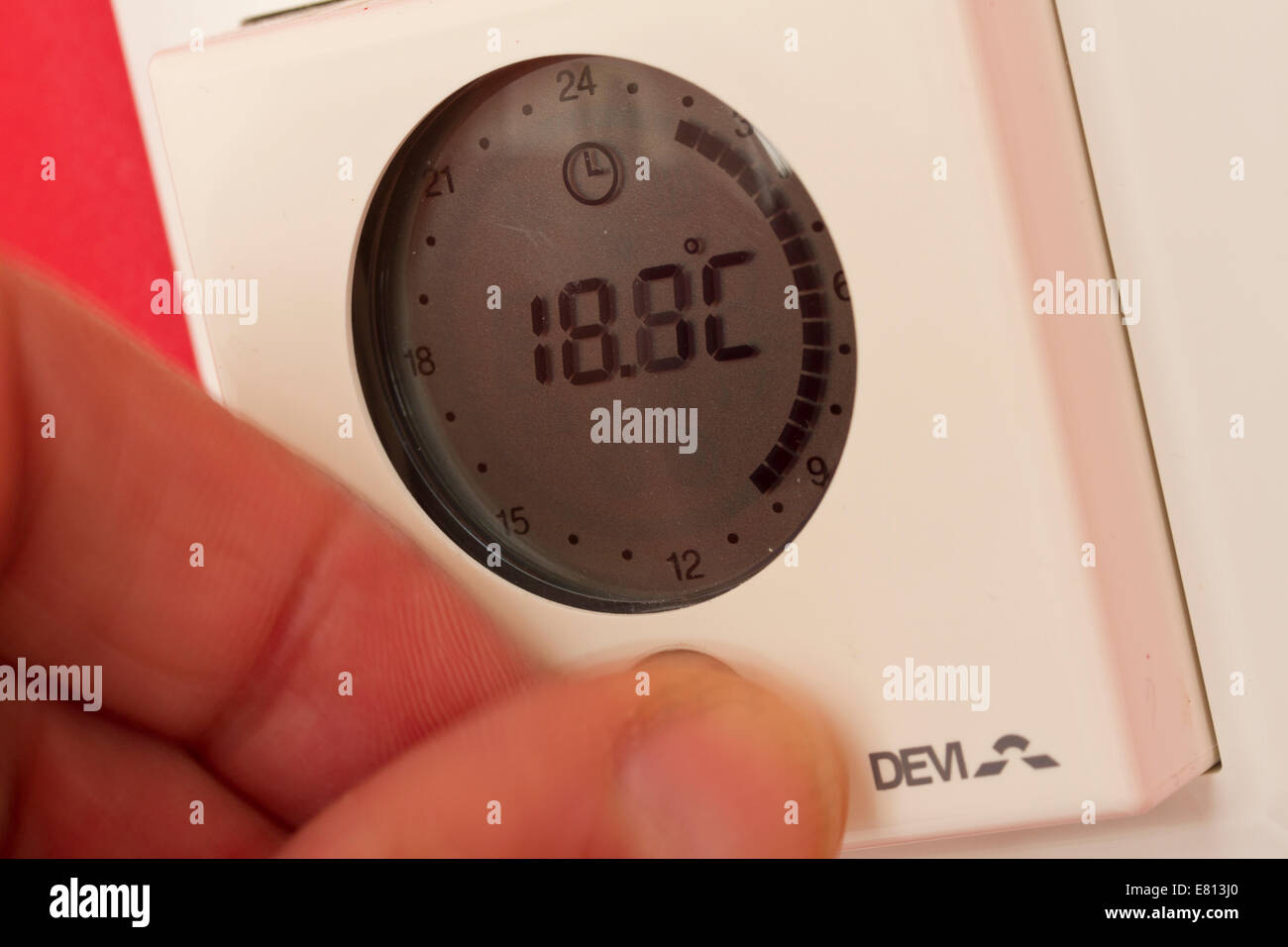 Thermostat Stockfoto