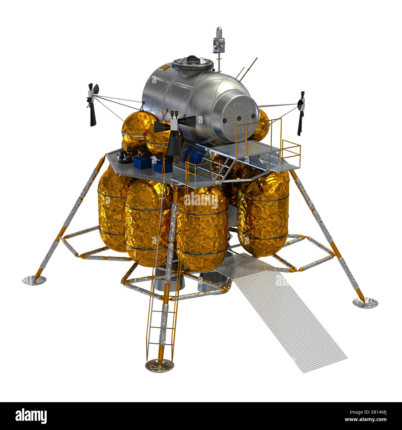 Lunar Lander. 3D Modell. Stockfoto