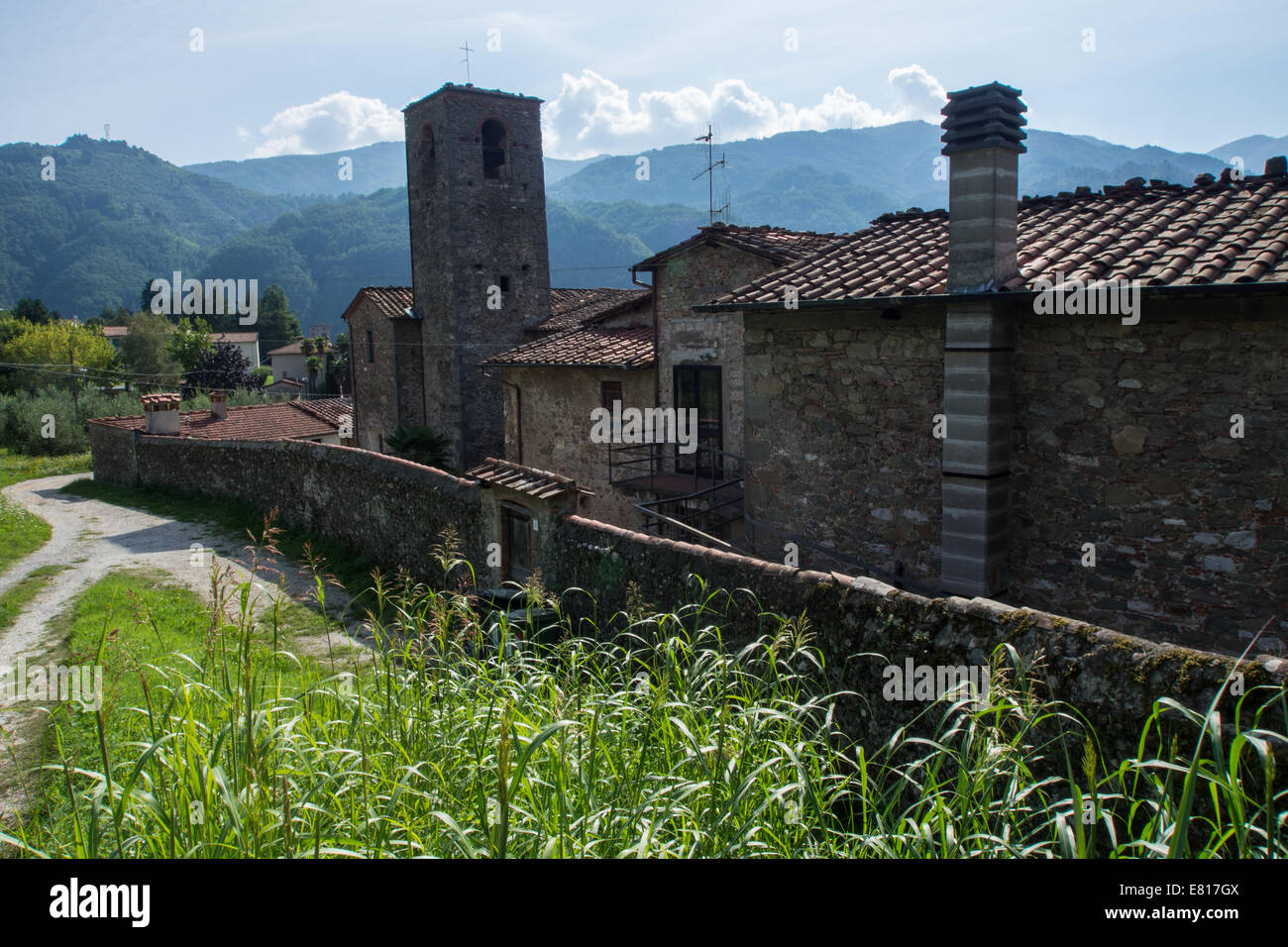 Ex-Kloster als eine Pflege zuhause und Gemeindezentrum, Borgo ein Mozzano Noorthern Toskana, Italien. Stockfoto