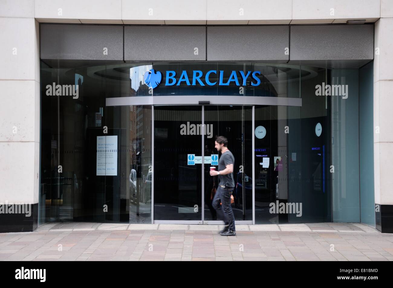 Barclays-Reichtum und Rendite Objekt, Glasgow, Schottland Stockfoto