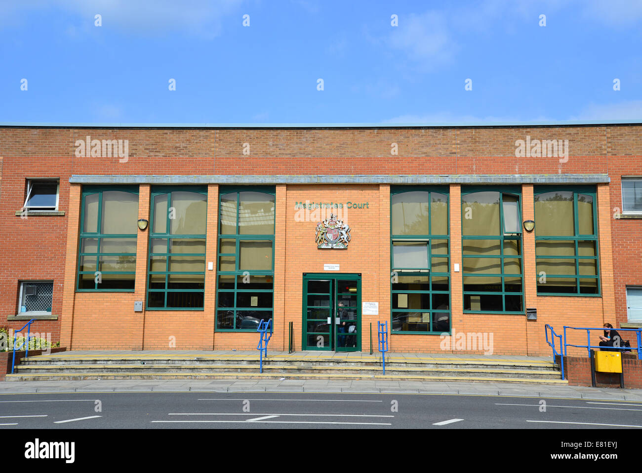 Swindon Magistrates Court, Gerichte von Gerechtigkeit, Princes Street, Swindon, Wiltshire, England, Vereinigtes Königreich Stockfoto