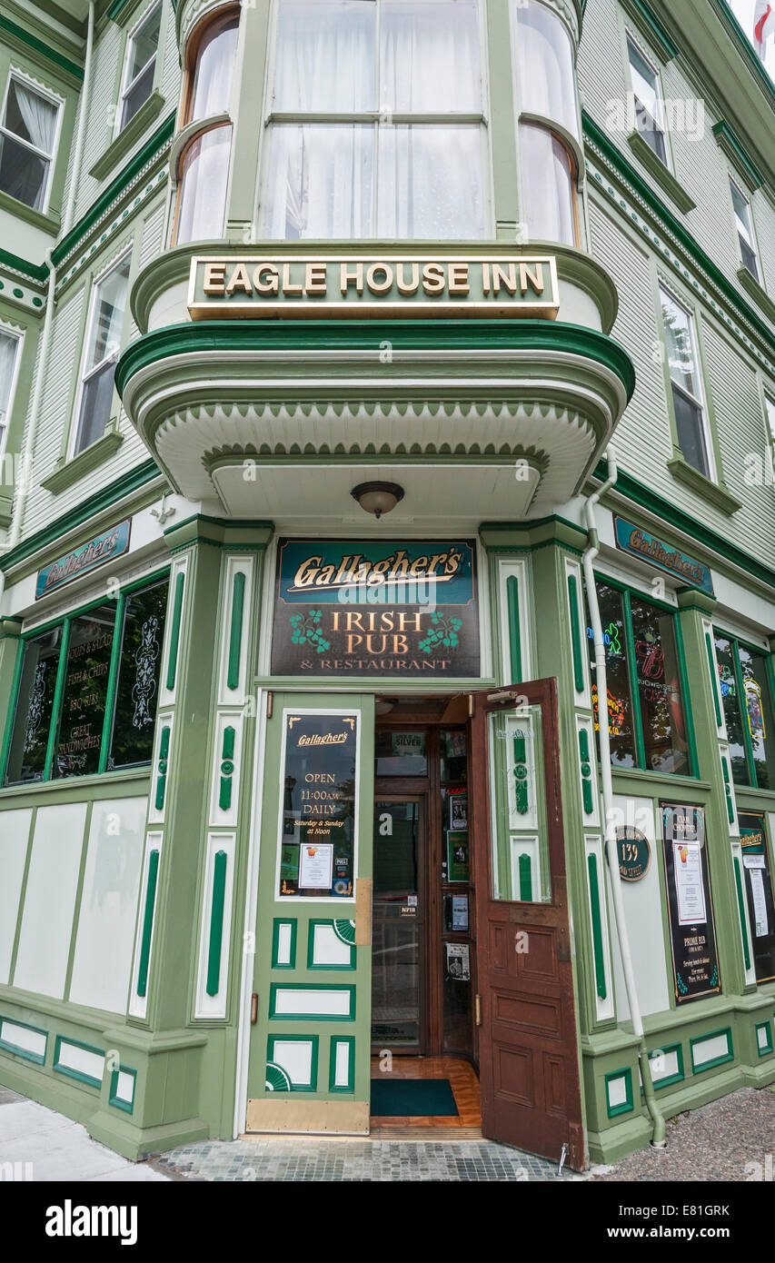 California, Eureka, Eagle House Victorian Inn, Gallagher es Irish Pub & Restaurant