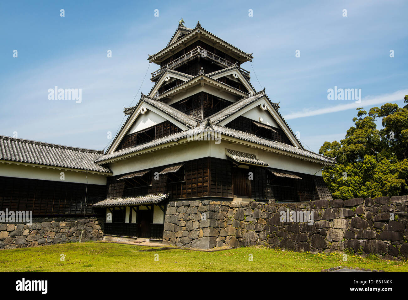 Burg Kumamoto, Kumamoto, Kumamoto Präfektur, Japan Stockfoto