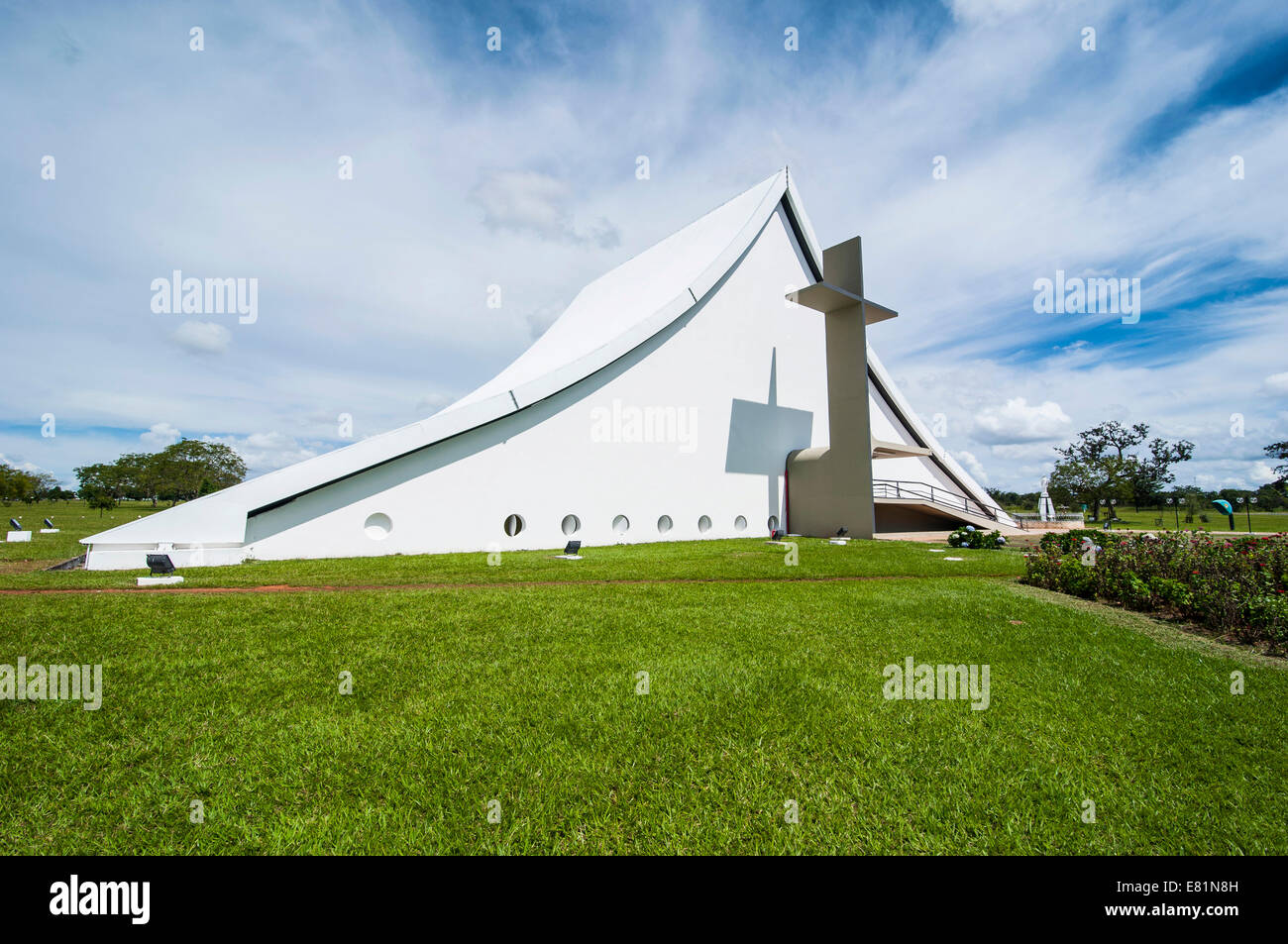Militärische Kirche, Brasília, Brasilien Stockfoto