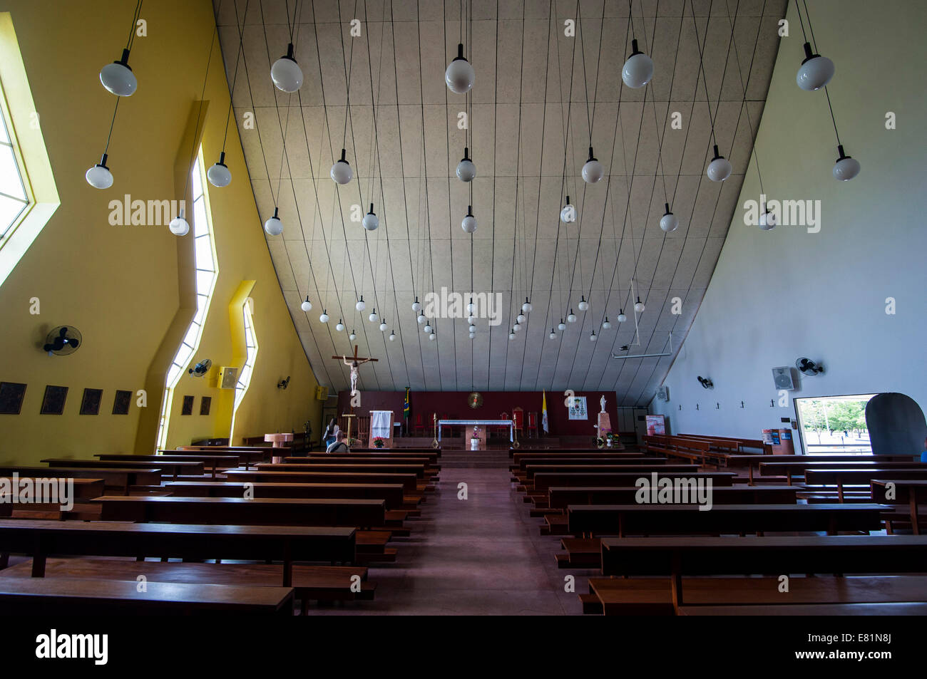 Militärische Kirche, Brasília, Brasilien Stockfoto