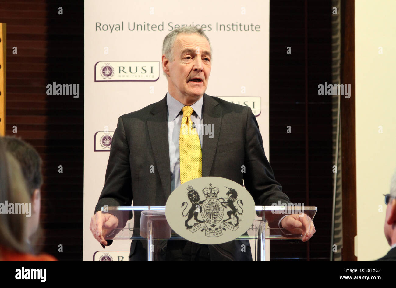 Professor Michael Clarke, Generaldirektor des Royal United Services Institute (RUSI) Think Tanks in London. Stockfoto