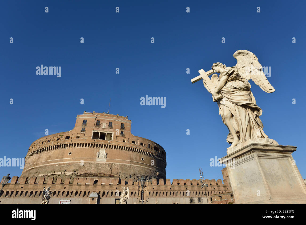 Castel Sant' Angelo Rom Italien Stockfoto
