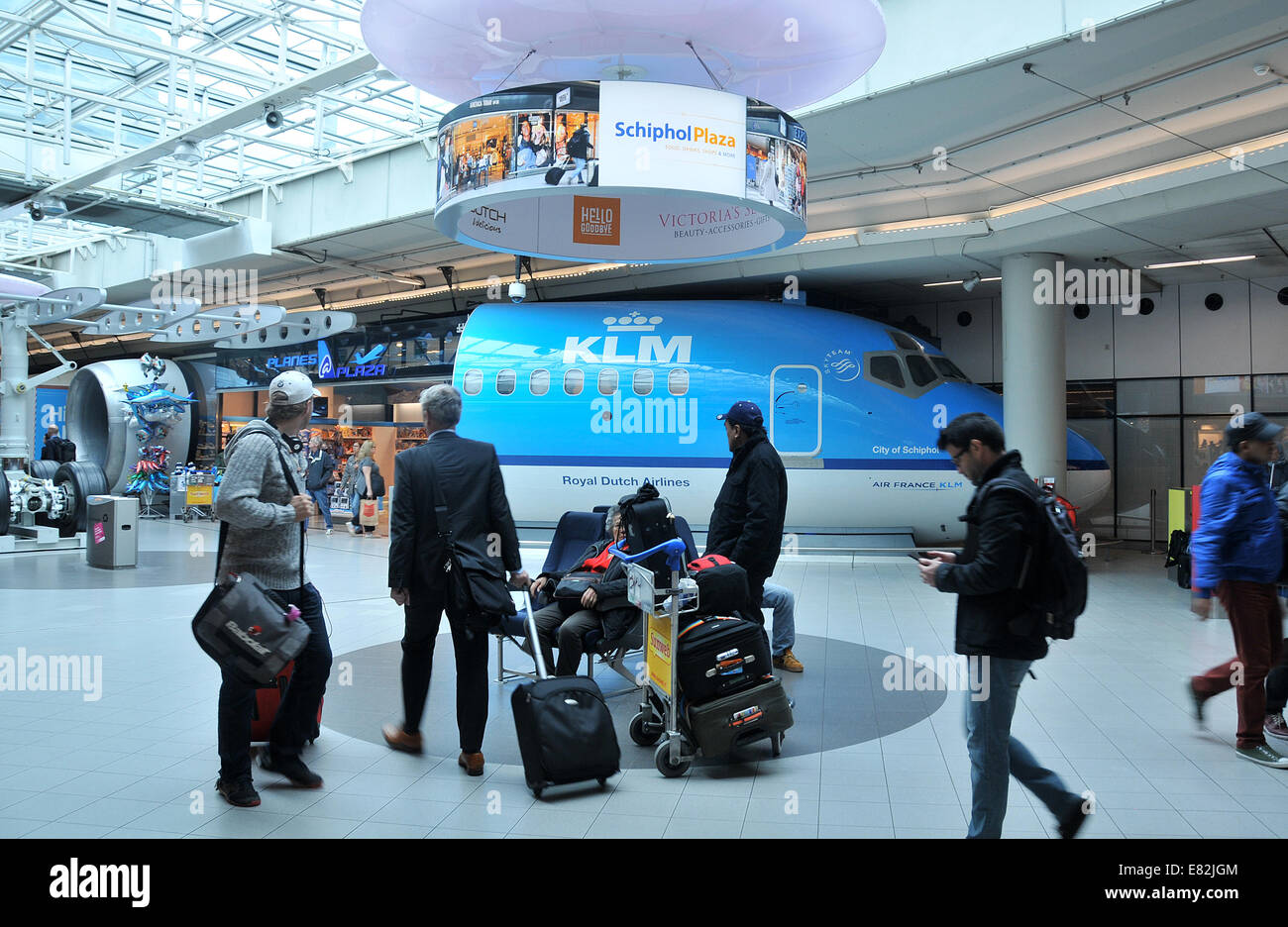 Der internationale Flughafen Schiphol Amsterdam-Niederlande Stockfoto