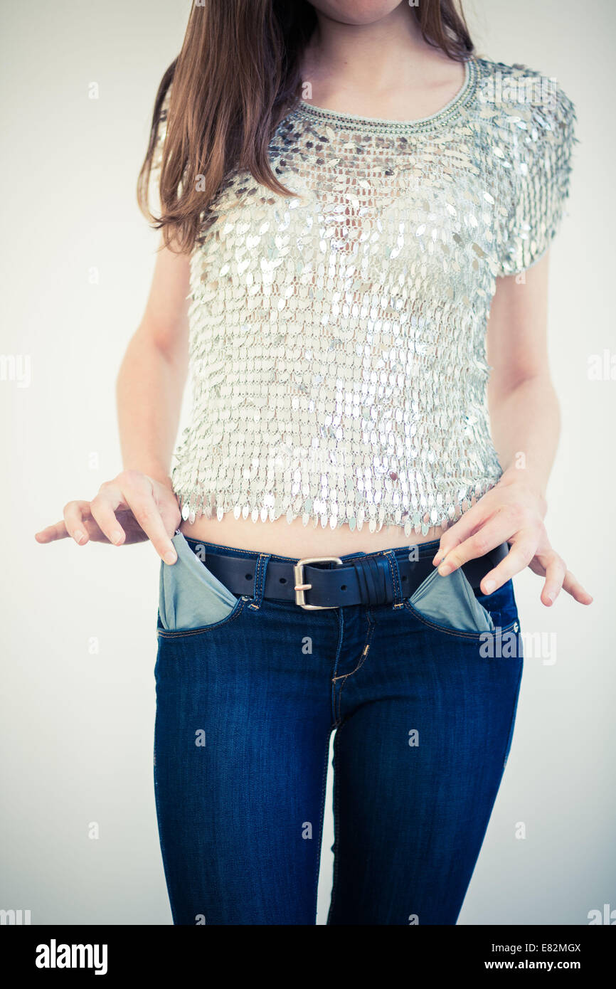 Geldprobleme. Stockfoto