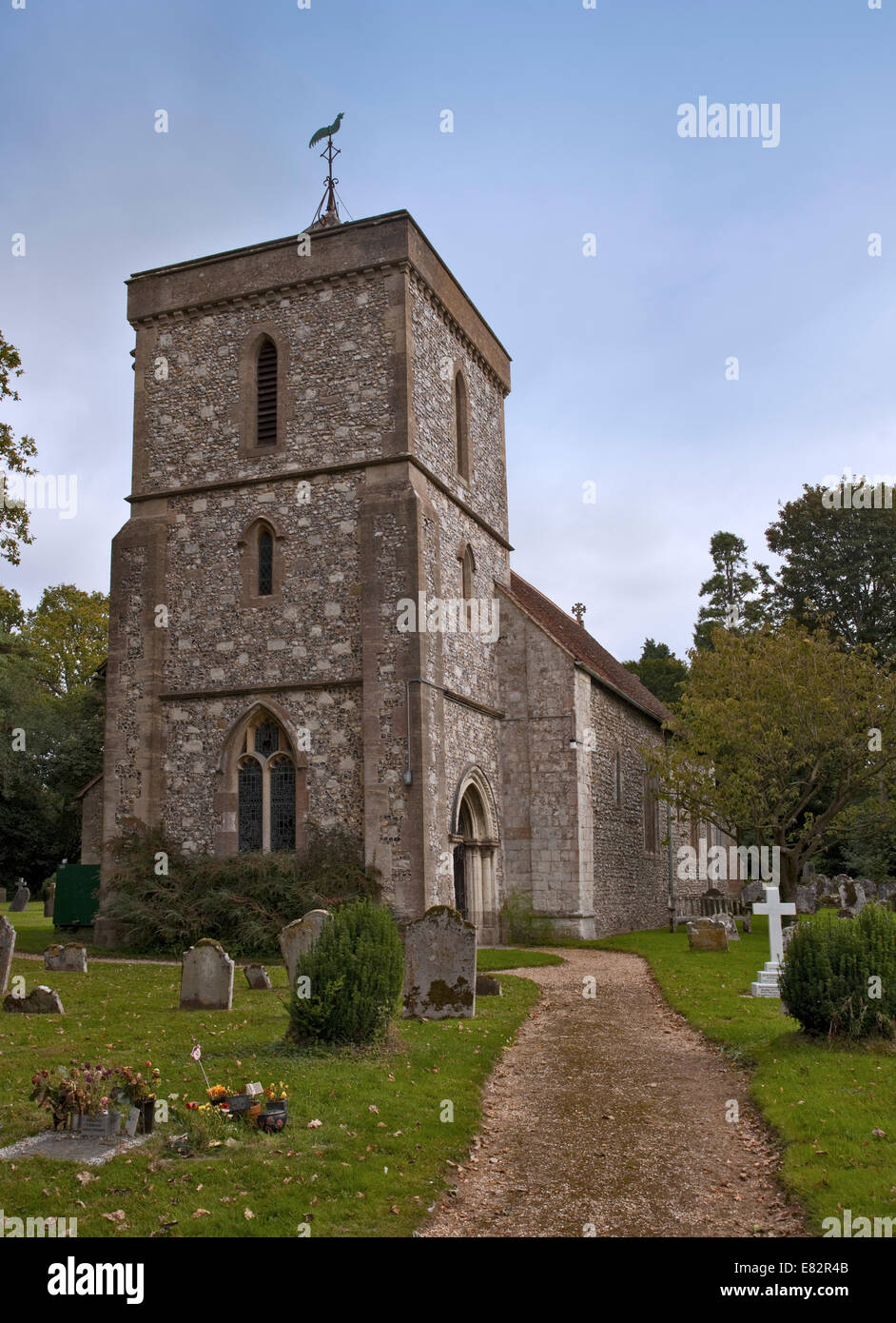 Str. Marys Kirche, Herriard, Hampshire, England Stockfoto