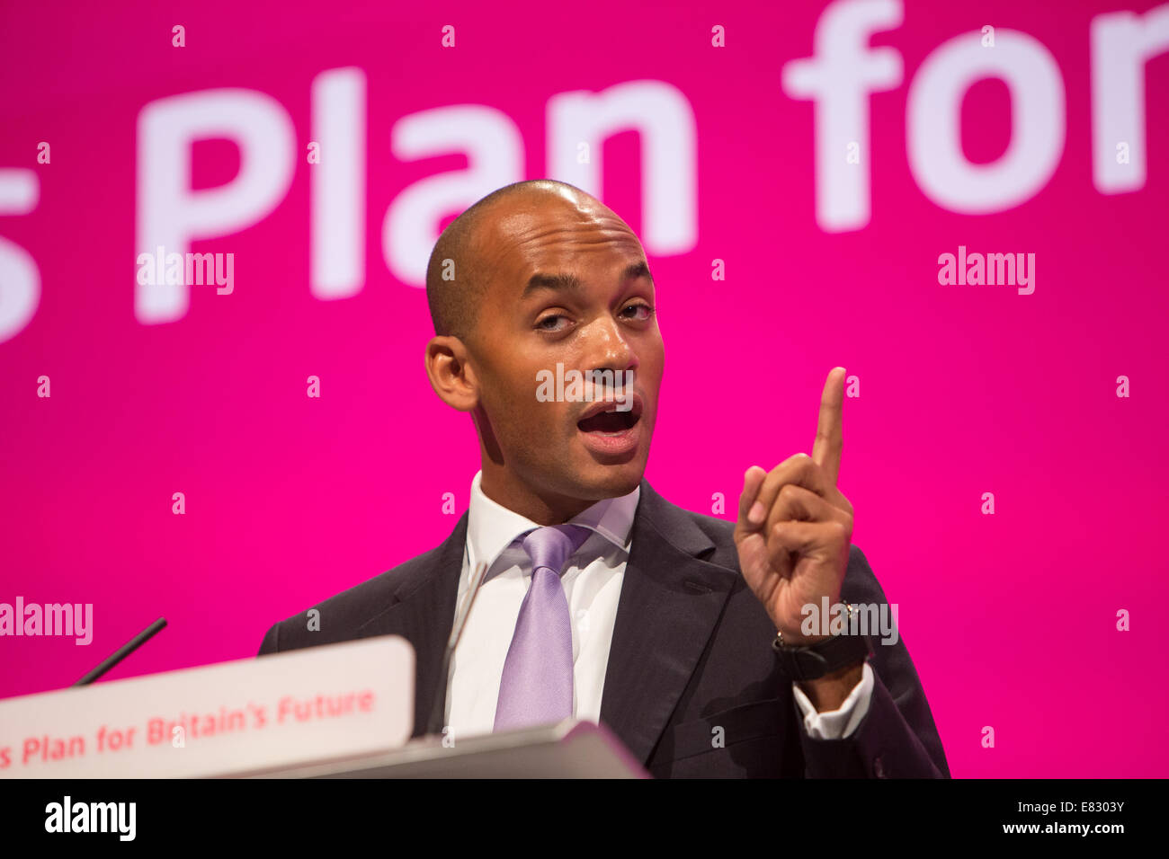 Chuka Umunna MP und Schatten-Wirtschaftsminister Stockfoto