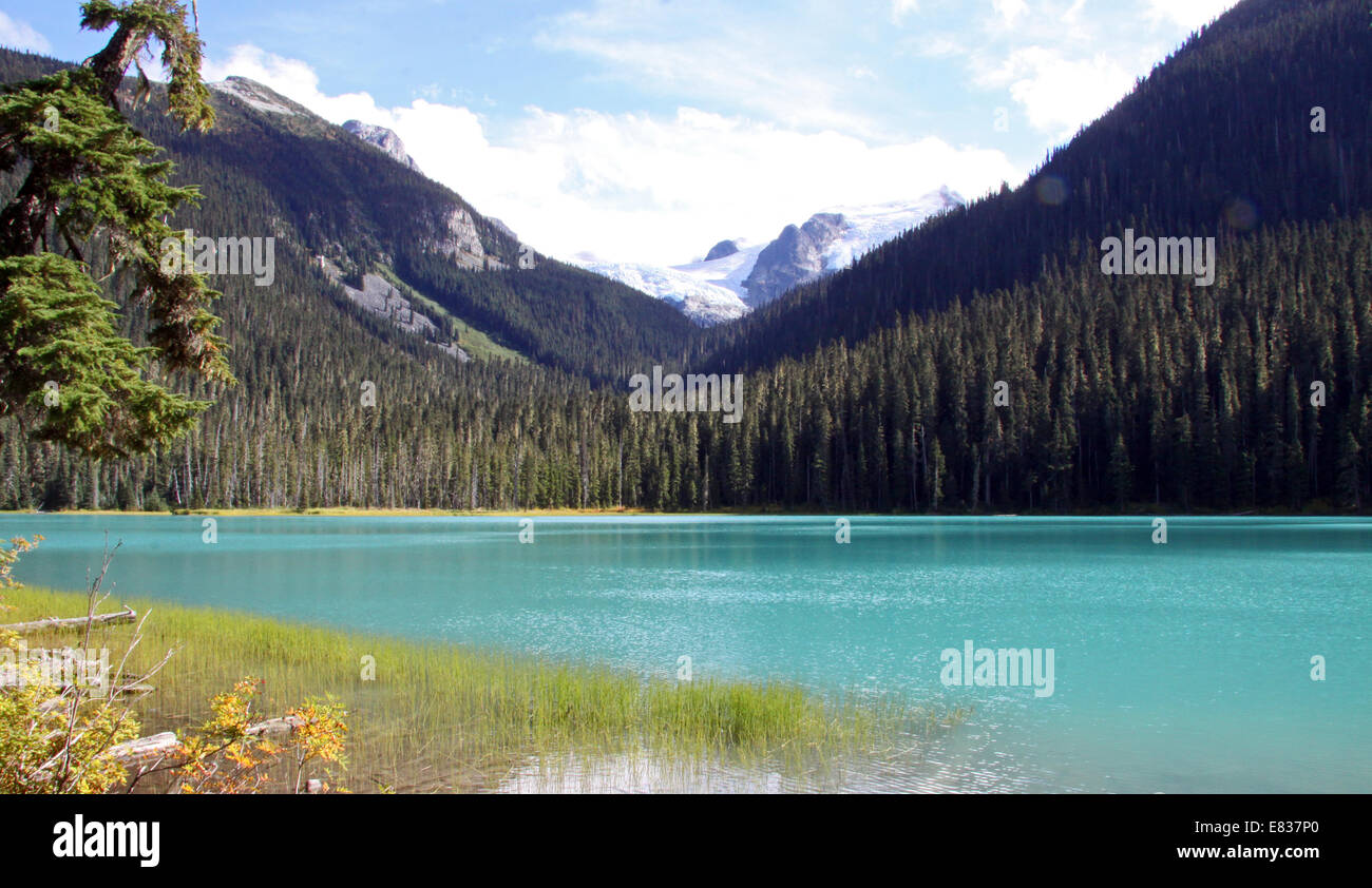 Joffre Lake in der Nähe von Whistler, Britisch-Kolumbien, Kanada Stockfoto