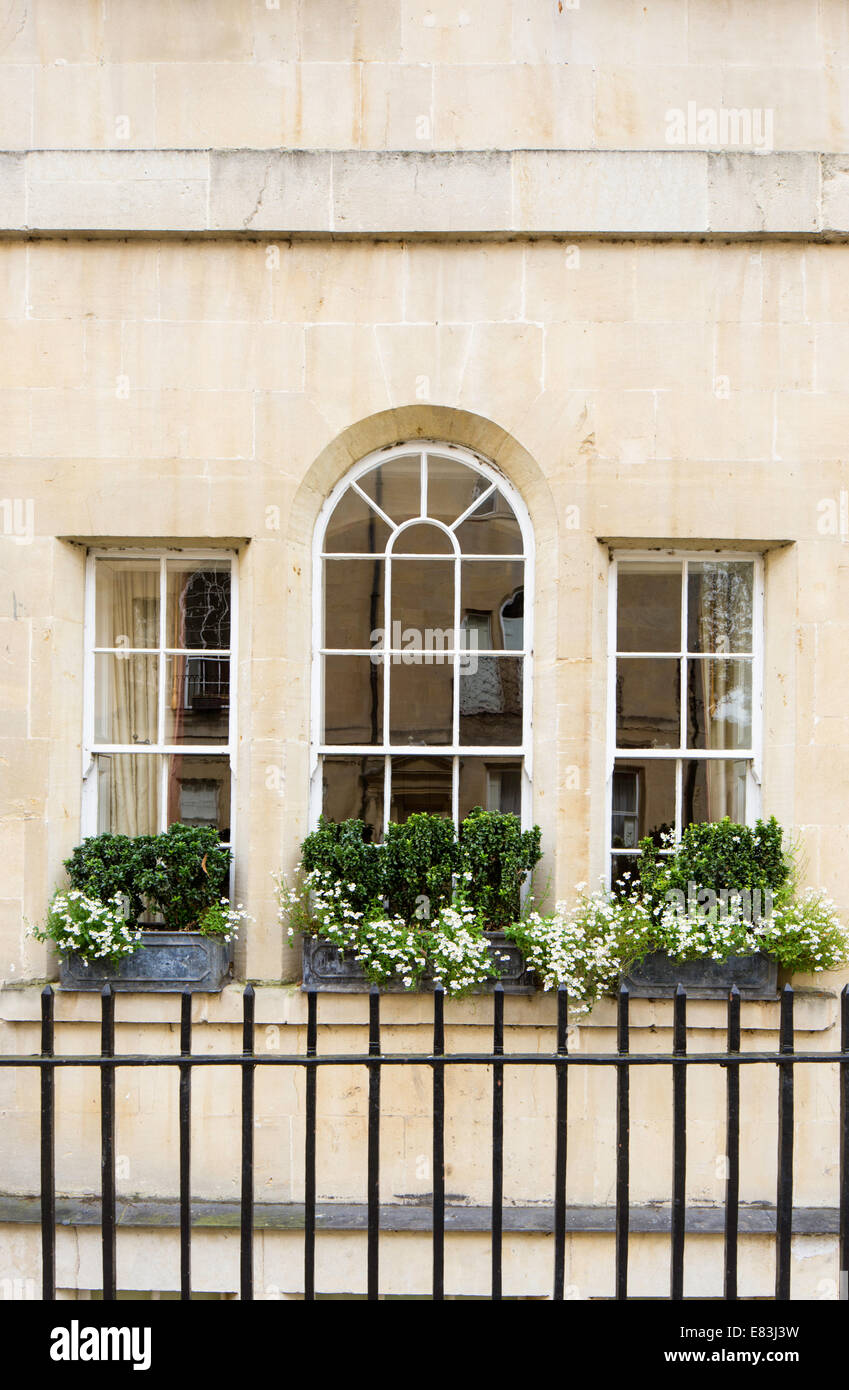 Georgianische Architektur, Bath, Somerset, England, UK Stockfoto