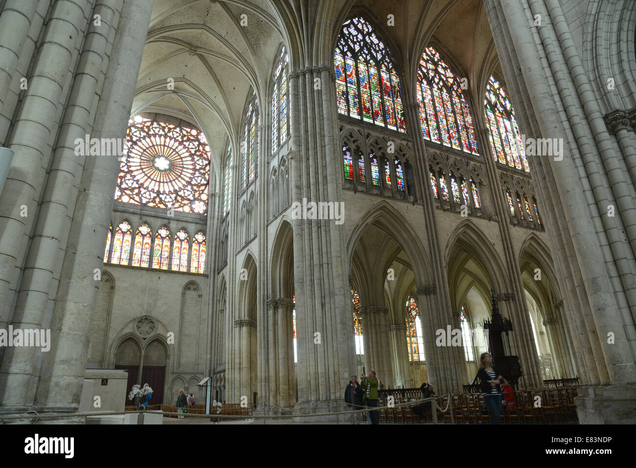 St. Pierre und St. Pauls Kathedrale in Troyes, Frankreich Stockfoto