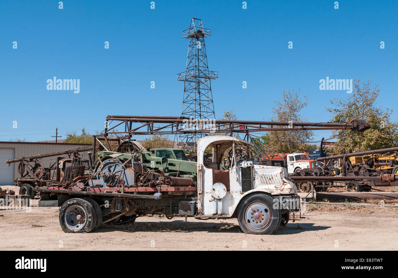 Kern County, Kalifornien Taft, West-Kern-Öl-Museum Stockfoto