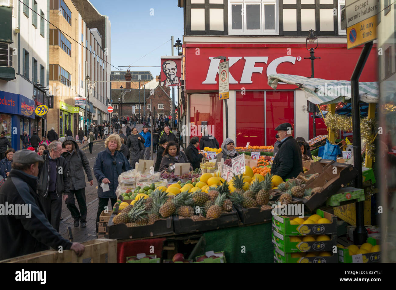 Surrey Straßenmarkt-, Croydon Stockfoto