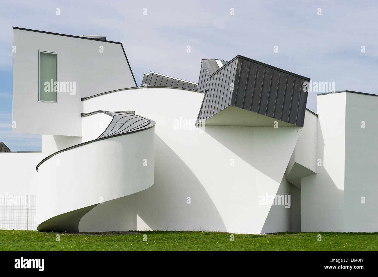 Vitra Design Museum, vom Architekten Gehry, Firma Architektur Park von Vitra, Weil am Rhein, Baden-Württemberg, Deutschland Stockfoto