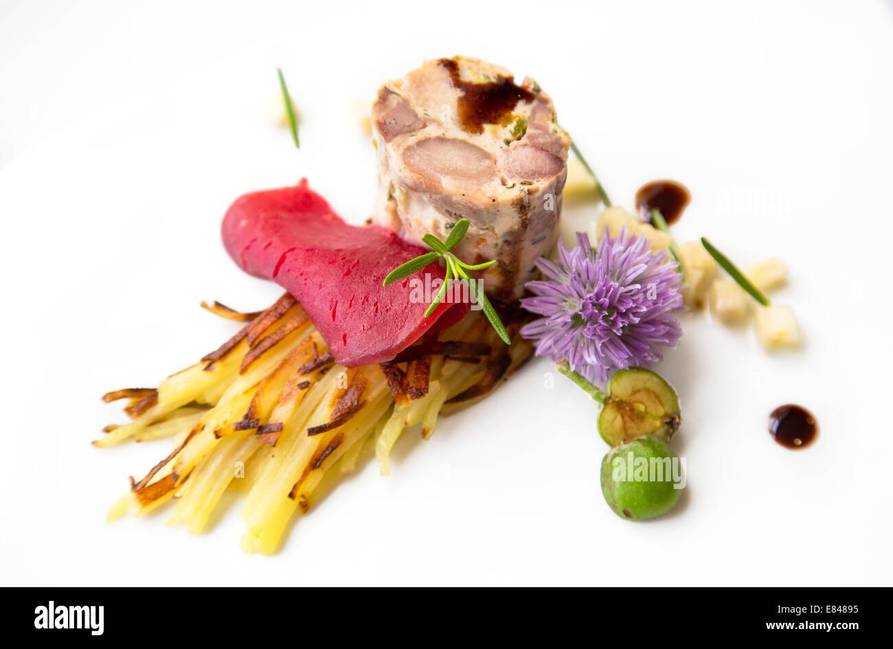 Köstlichen Gourmet-Essen Stockfoto