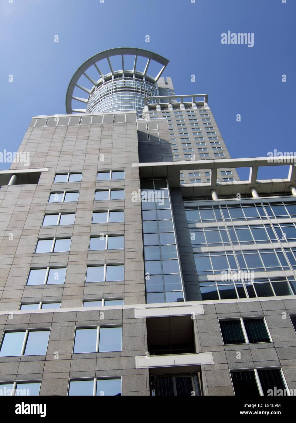 Turm der DZ Bank in Frankfurt Am Main Stockfoto