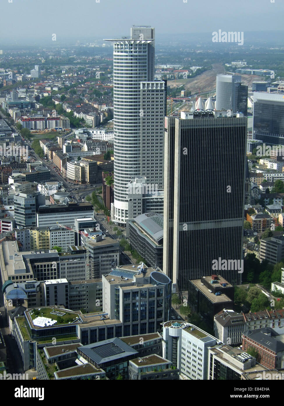 Turm der DZ Bank in Frankfurt Am Main Stockfoto