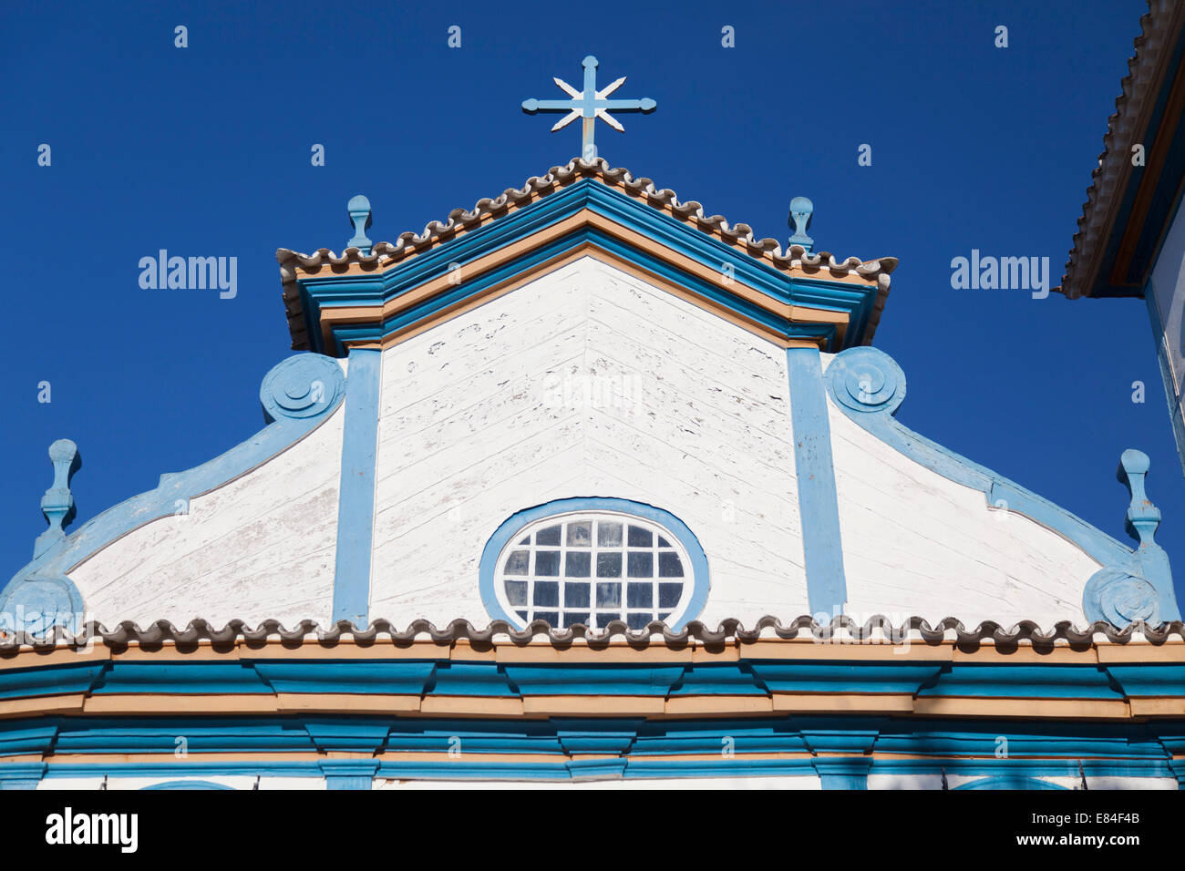 Kirche Nossa Senhora Rosario Dos Pretos, Diamantina (UNESCO-Weltkulturerbe), Minas Gerais, Brasilien Stockfoto