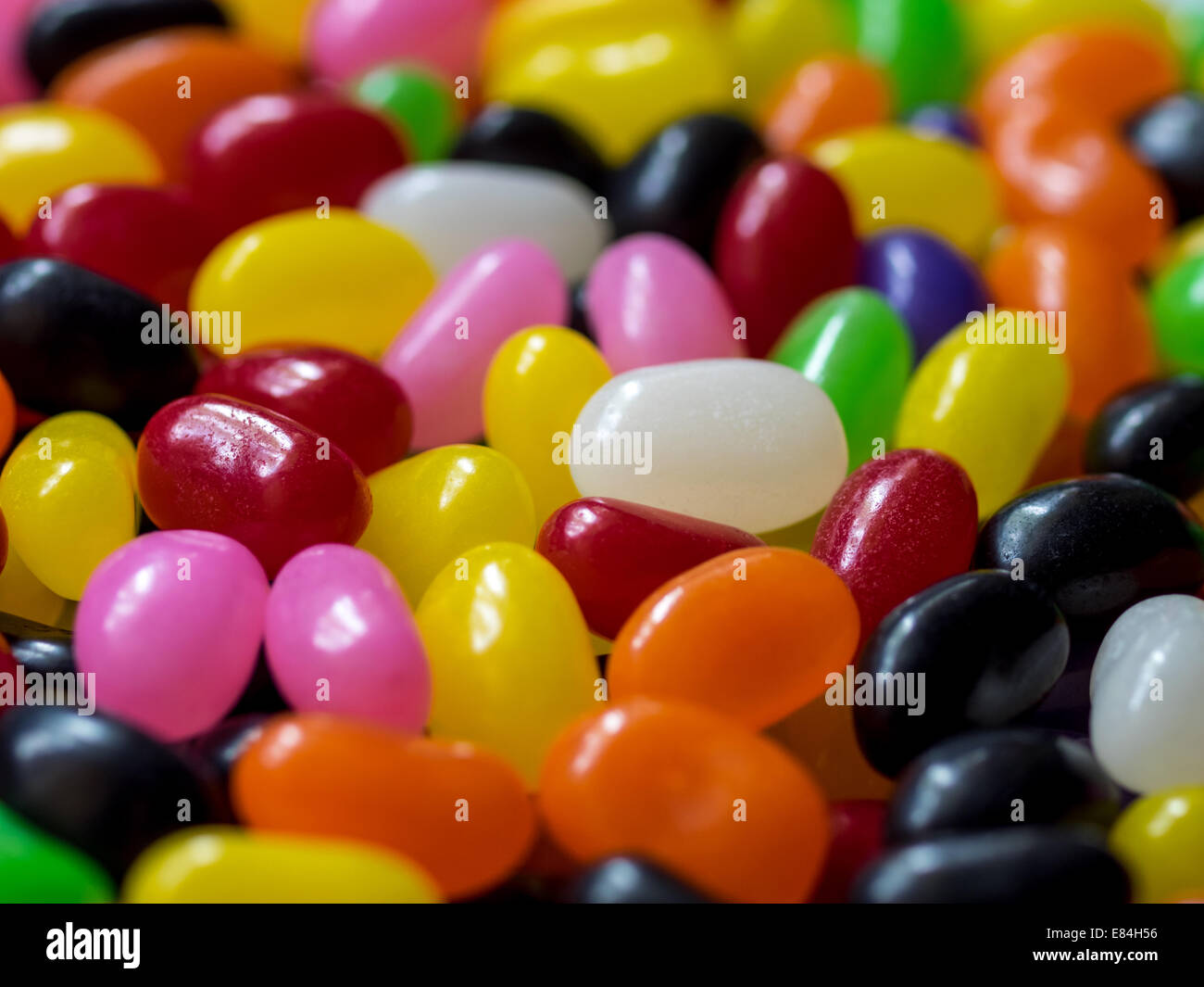 Bunte Gummibärchen Stockfoto