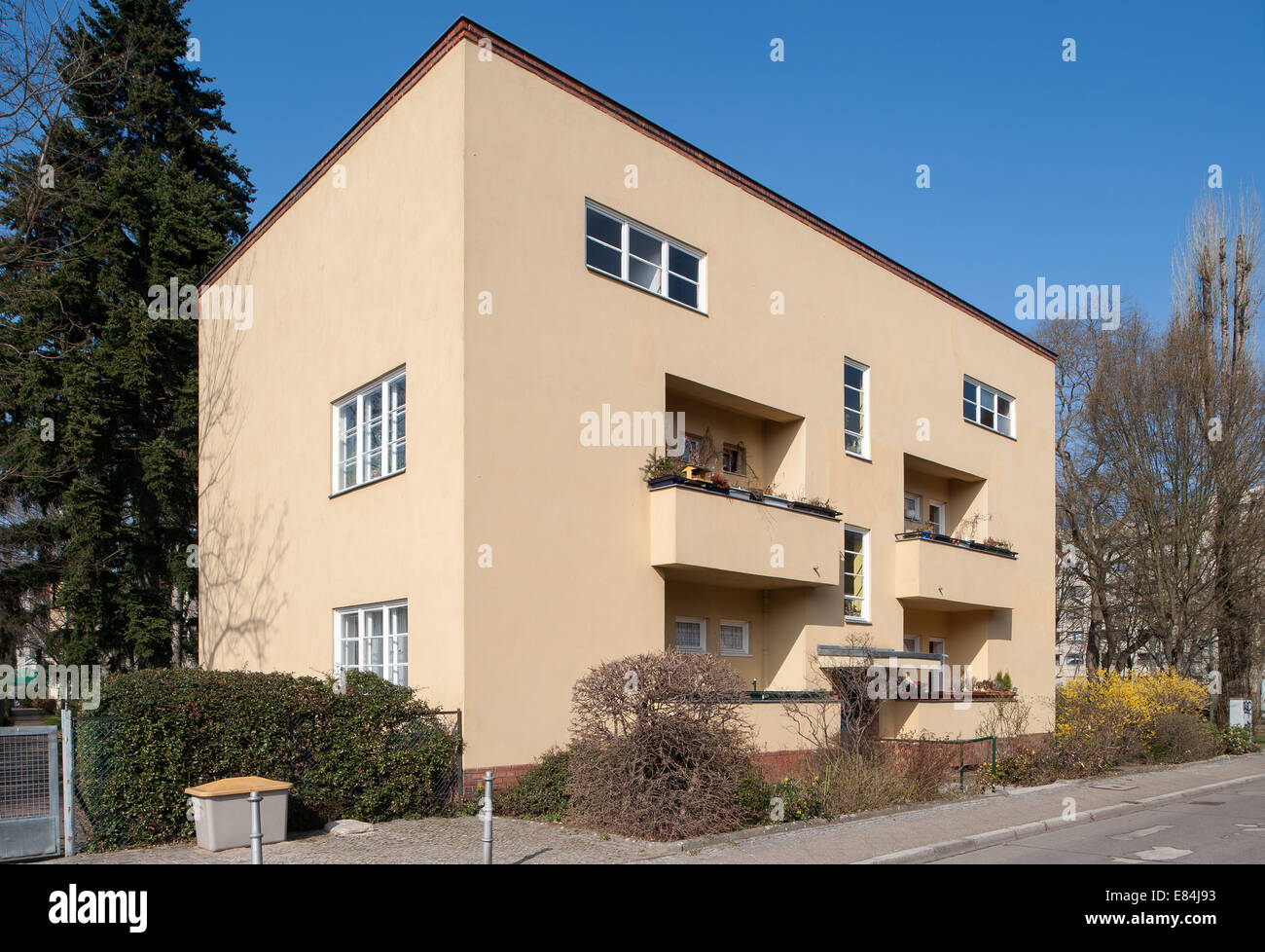 Berlin, Deutschland, Residential Building von Ludwig Mies van der Rohe in Berlin-Wedding Stockfoto