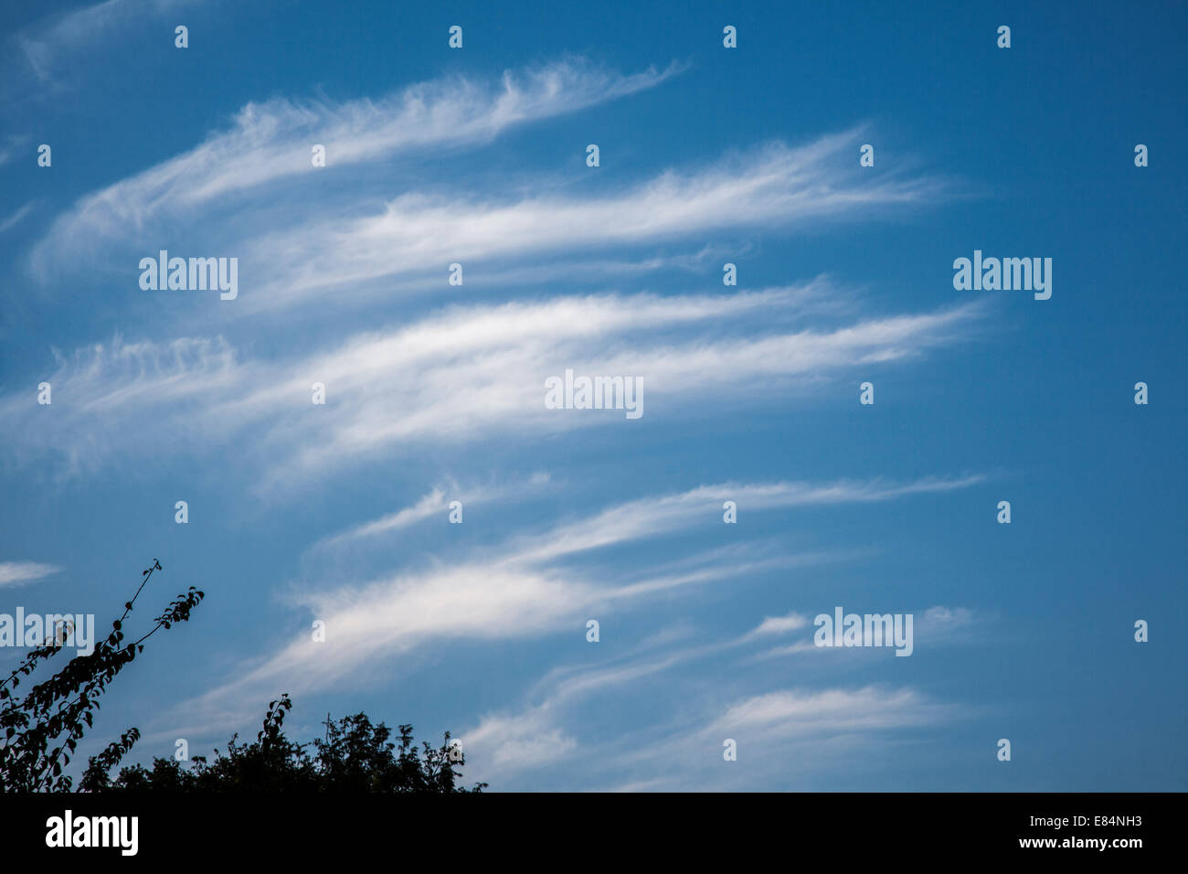 Ungewöhnliche Wolkenformation über Essex Stockfoto