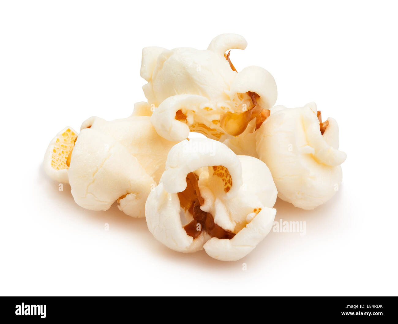 Popcorn, isoliert Stockfoto