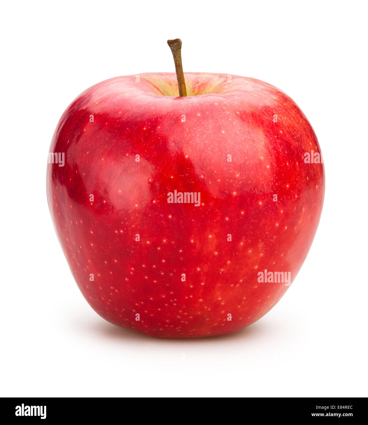 Red Apple isoliert Stockfoto