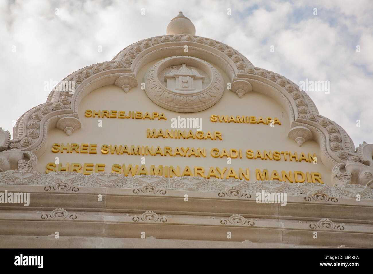 Shree Swaminarayan Mandir in Kingsbury, London, Vereinigtes Königreich Stockfoto