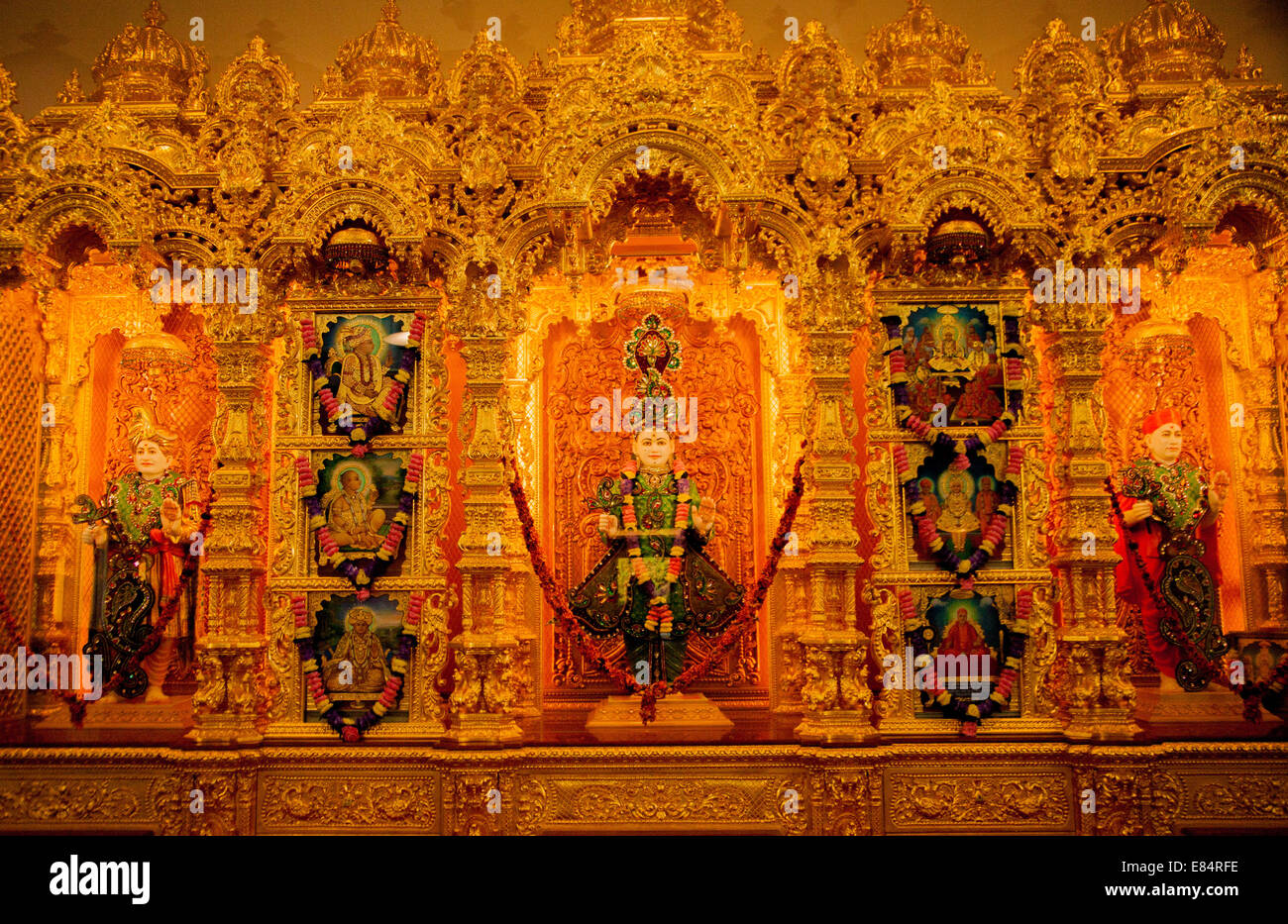 Shree Swaminarayan Mandir in Kingsbury, London, Vereinigtes Königreich Stockfoto