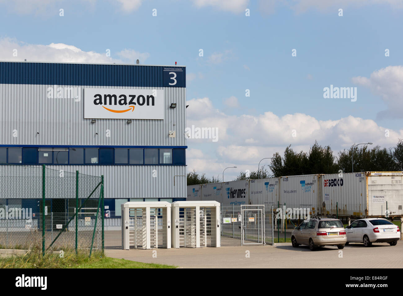 Amazon-Lager in Dobroviz, Tschechische republic,Amazon.com,Bohemia,CR,Dobrovíz,business Stockfoto