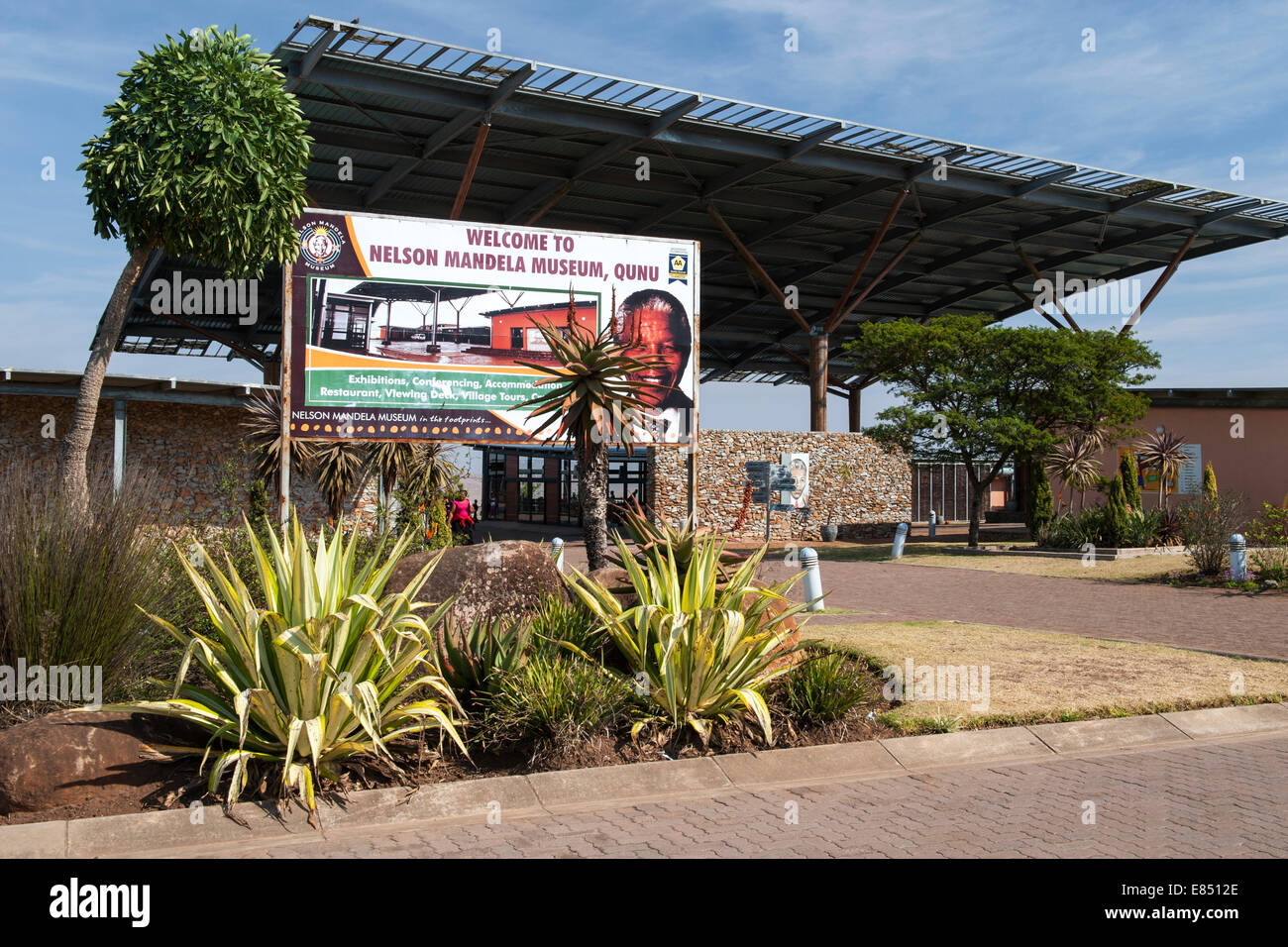 Das Nelson Mandela Museum in Qunu, Provinz Eastern Cape, Südafrika. Stockfoto